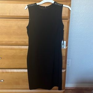 Calvin Klein LBD form fitting tag on